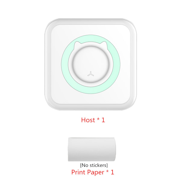 Lämpö-Bluetooth-tulostimet 57mm Mini Langattomat POS Lämpökuva Valokuvatulostimet Android IOS Matkapuhelimelle FLYE1984 Pink3