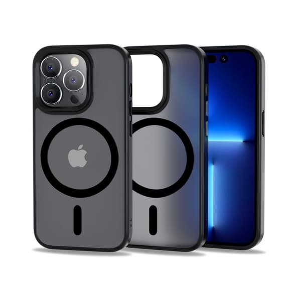 Tech-Protect iPhone 14 Pro Skal MagSafe MagMat Matt Svart 40
