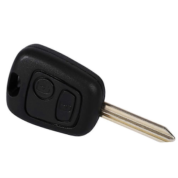2 Knapper Fjernkontroll Uskåret Blankt Blad Nøkkel Fob Skall Etui For Citroen Saxo Xsara Picasso Berlingo