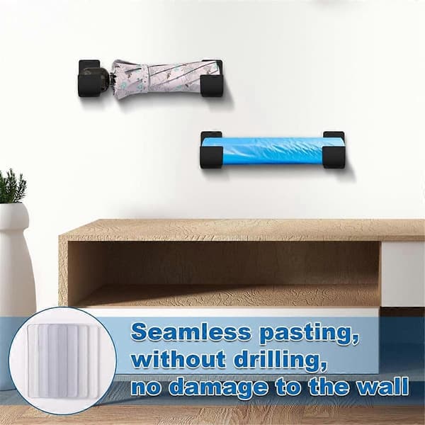 4 stk søppelposeholder, søppelposedispenser rullholder veggmontert handlepose rullholder f Black