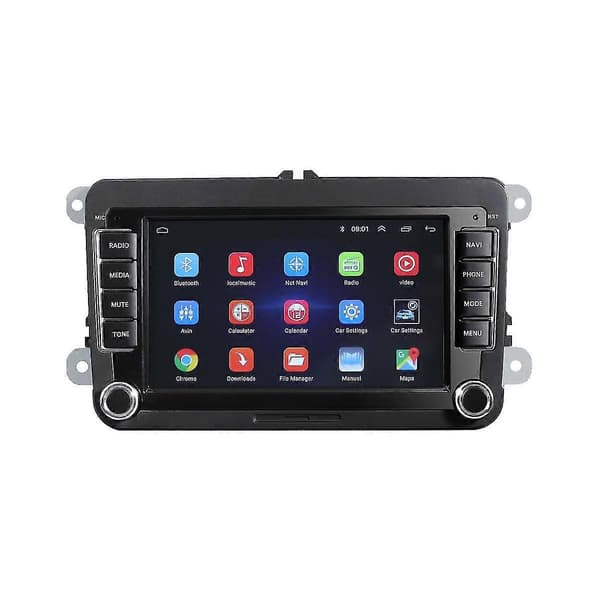 Bilradio 7-tommer 1g + 16g Til / Sæder Golf Multimedieafspiller Black
