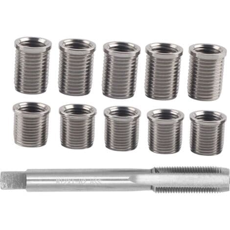 Spark Plug Thread Repair Tool M10x1.0 Bolt + M12x1.0 Tap Car Accessories Hardware Kit