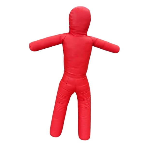 Børne Grappling Dummy PU Ufyldt Multipurpose Robust Taekwondo Træningsenhed red