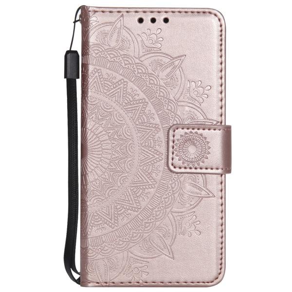iPhone 7/8/SE (2020/2022) - Mandala Lommebokdeksel - Rose Gull Rose Gull Rose Gull