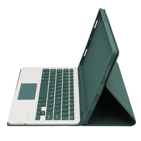 Keyboard Case for Galaxy Tab A8 10.5in 2022 Detachable Wireless Bluetooth Keyboard TPU Case Dark Green with Touchpad