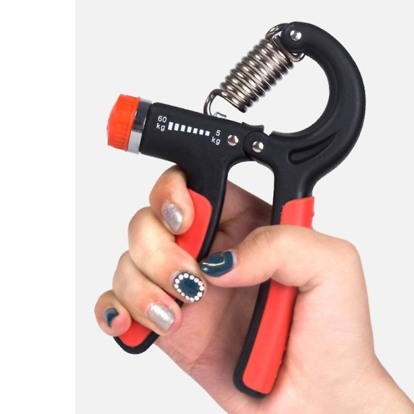 Grip Strengthener Hand Trainer Justerbar Reverse Grip Strengthener Wrist Underarm Trainer Tränare Black