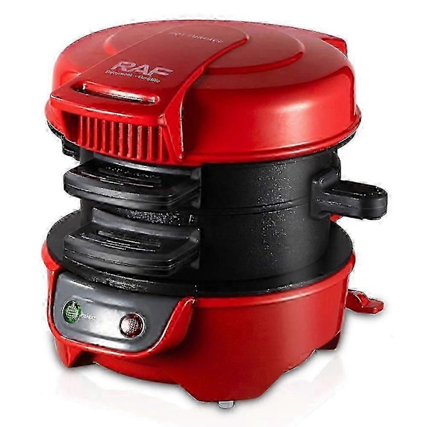 Raf R.666 Burger Maker Multifunktionel Hamburgerpresser Sandwichmaskine, EU-stik (BPA-fri, ingen FDA)