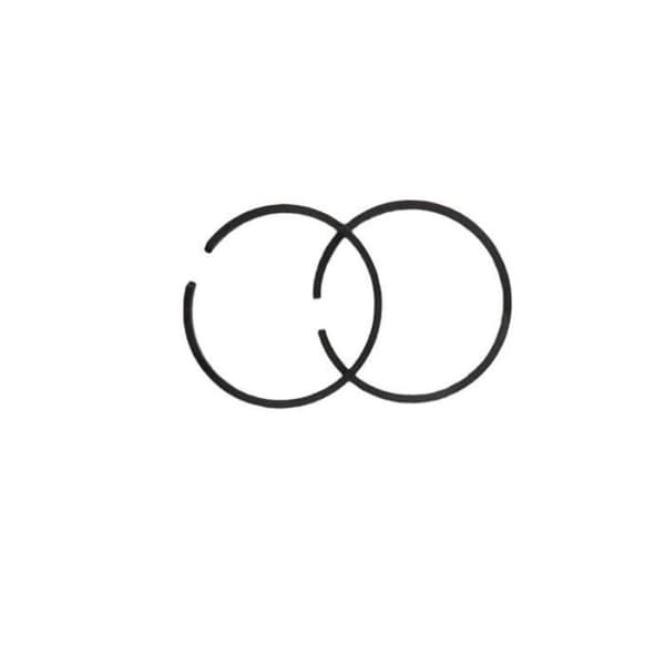 32 mm x 1,5 mm - Motorsågsfläktsegment med 2 kolvar