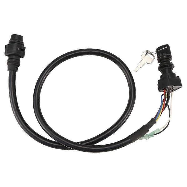 10-Pin Ignition Switch, Waterproof Main Power Switch Assy 6H3825100200 for Outboard Motor Control Box