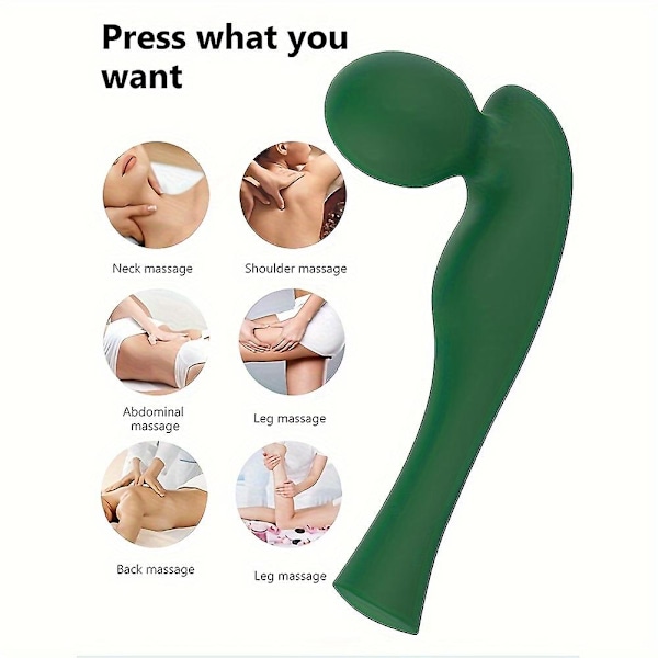 Vibrator Handhållen Massage Stick För Män Och Kvinnor Med Stark Vibration green