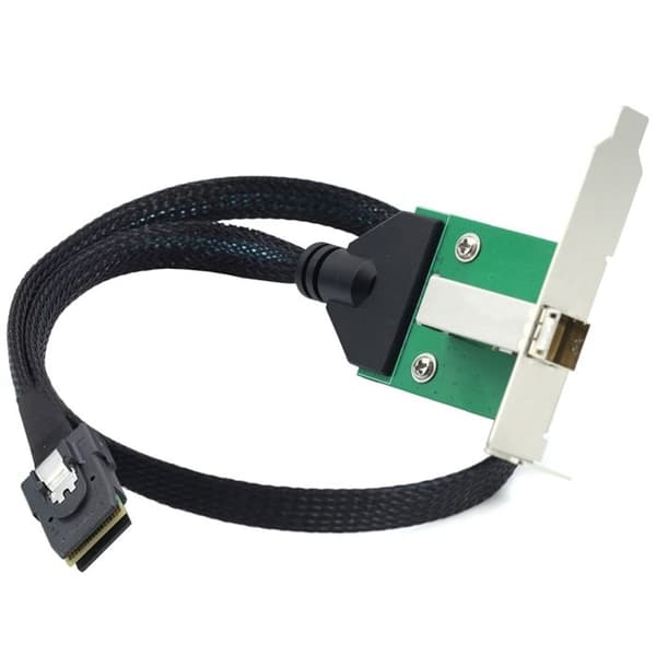 Ekstern dataserverkabeladapter Mini SAS HD SFF-8644 til Mini SAS SFF-8087 36P hann