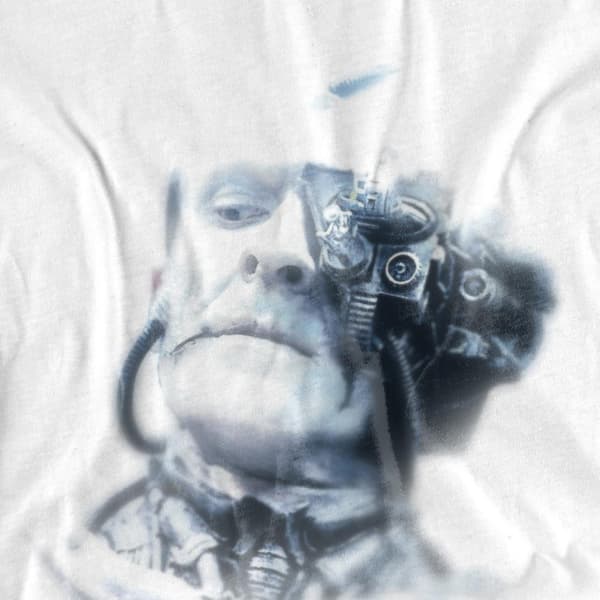 Star Trek Herre Borg Hode T-Skjorte M Hvit White M