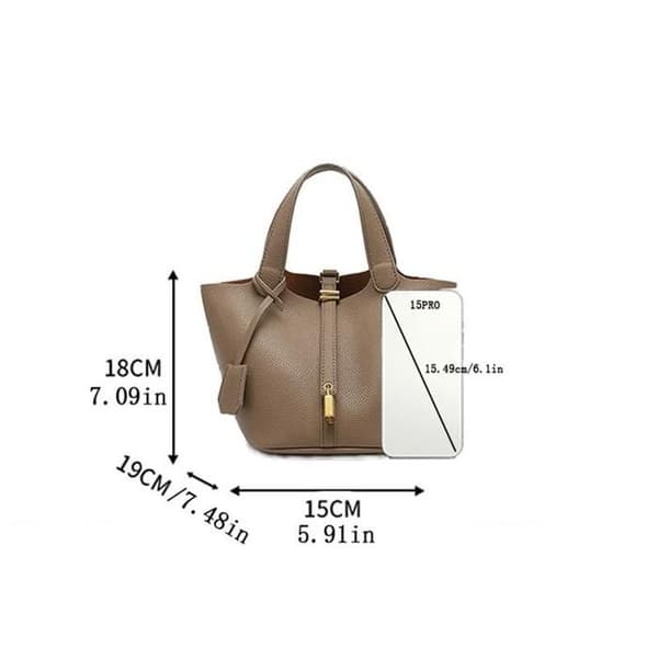 XJYDNCG Damhandväska, Modeväska - Liten - Beige
