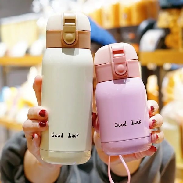 Mini Termosmugg 200ml/360ml Fickmugg Rostfritt Stål Termisk Kaffe M Vakuumflaska Isolerad Varmvattenflaska Barnpresent Blue