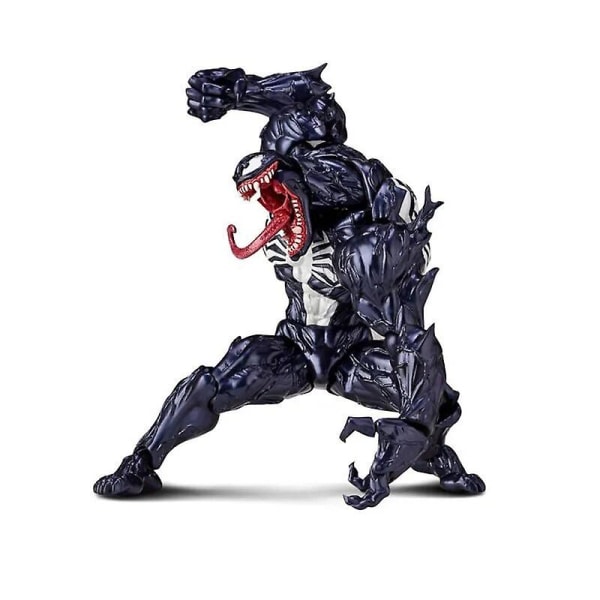 Anime Film Spider Man Mountain Joints Movable Venom Massacre Model Hänge Docka Action Figur Leksaker Barn Julklappar Massacre-boxed