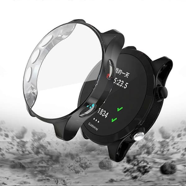 Garmin Forerunner 935 TPU -galvanoidulle kellokotelolle (musta) Black
