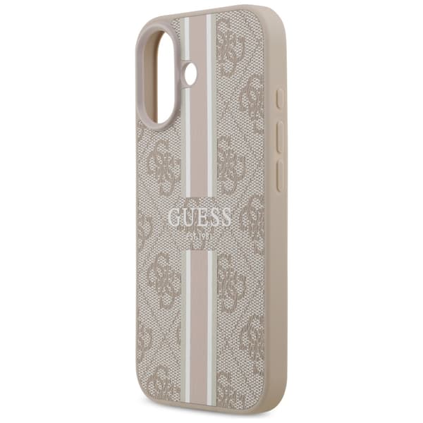 Guess 4G Printed Stripes MagSafe-deksel til iPhone 17 rosa