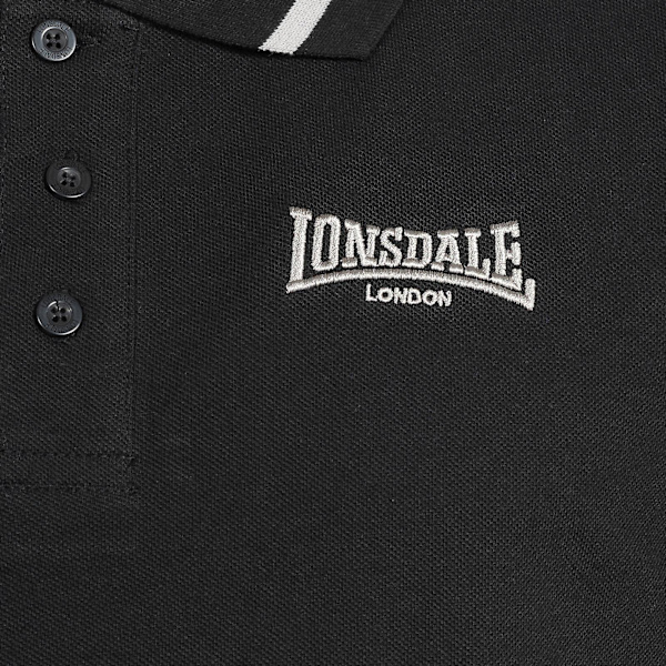 Herr Poloshirt Causton Black S