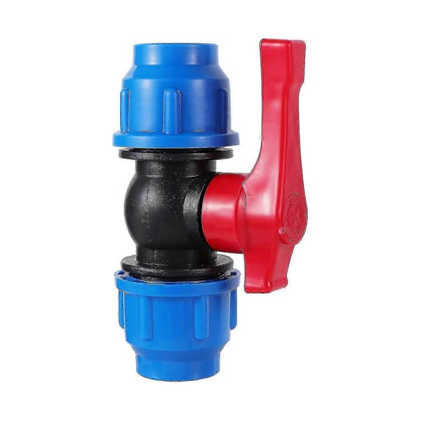 32 mm PE-rørfittings til landbrug, hurtigkoblingskuglehane og vandrørsamling Plastic handle