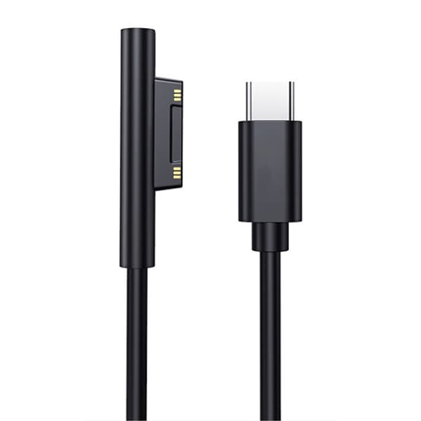 USB C strømadapter ladekabel kompatibel med Surface Pro 7/6/5/4/3