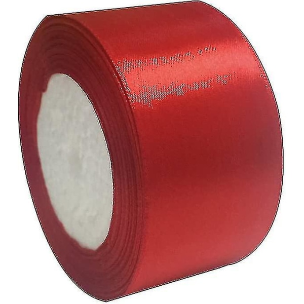 50 mm X 22 m brett rött band