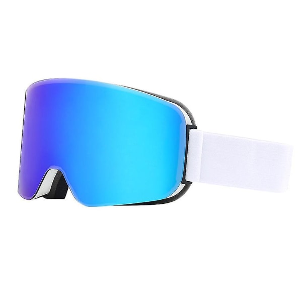 Ski Snowboard för män Quick Change Uv-skydd White frame full blue film