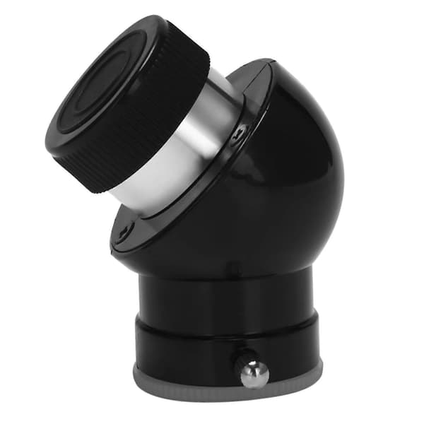 2X Diagonaladapter Diagonalprisme 1,25 tommer 45-graders til astronomisk teleskopokular Black
