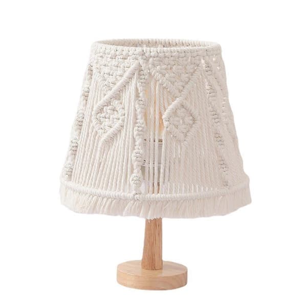 Nordisk Bordlampe Natlampe Boho Kvaster Moderne Chic Tapestry Macrame Vævet