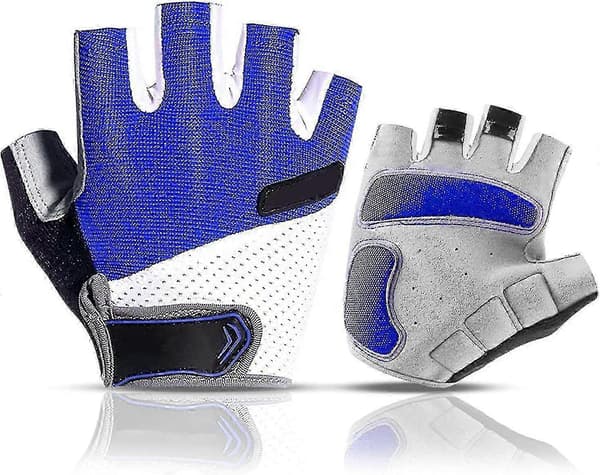Andningsbara roddhandskar fingerlös design kajaksegling vandring blue L