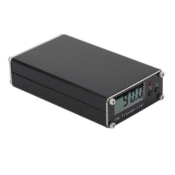 FM Broadcast Transmitter Lang Rækkevidde 76-108MHz FM Broadcast Black