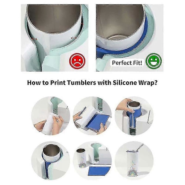 Silicone Sublimation Mug Wrap Compatible Mug