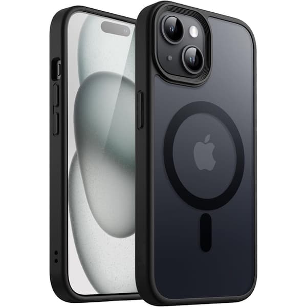 Kompatibel med iPhone 15 Plus Sort Magsafe Cover
