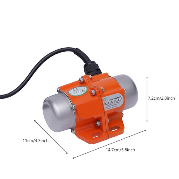 40w 1-Fase Vibratormotor Justerbar