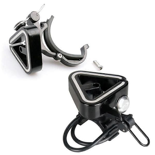 N+1 Mountain Bike Bell Universal Triangle Kobberklokke Not Specified Clip Ring Silver