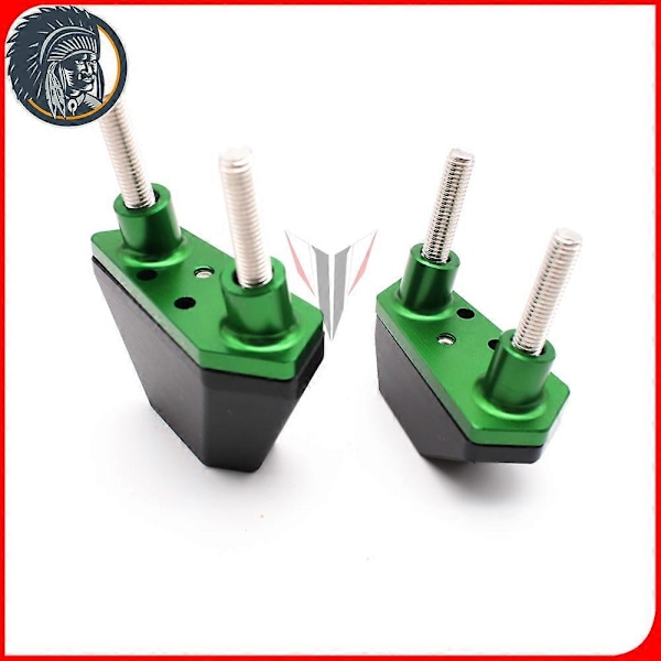 Motorcykeltillbehör CNC Ramreglage Kraschskydd Passar Grå För Kawasaki Z750 04-14 Z800 13-16 Z1000 07-09 green