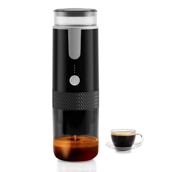 Bärbar elektrisk kaffebryggare för hemmabruk, malet kaffe maskin med elektrisk kapsel