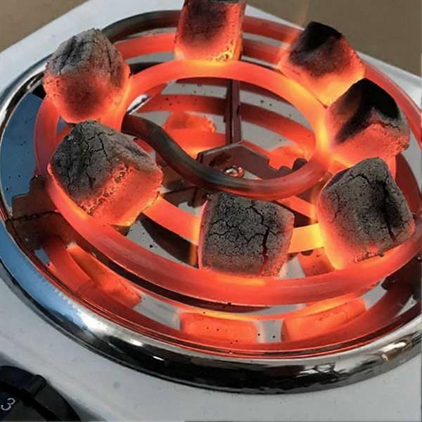 Elektrisk enkelt kogeplade, 1500W, sort og rustfrit stål EU-stik