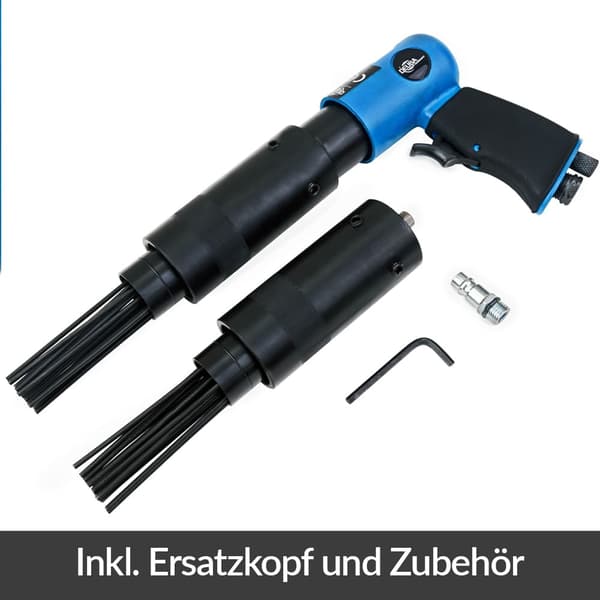 Pneumatic Needle Scaler with 19 Needles and Spare Head 3200
