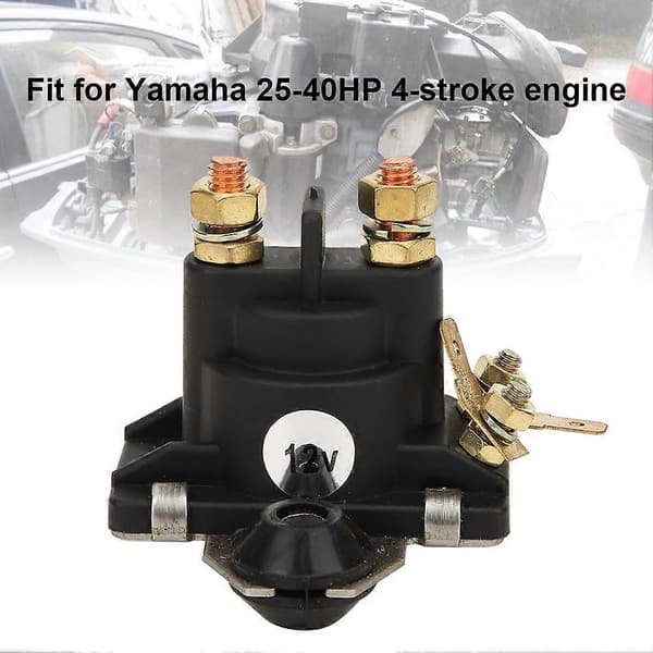 Startrelä Solenoid Passar Yamaha 25-40hk 4-Taktsmotor Utombordsdelar