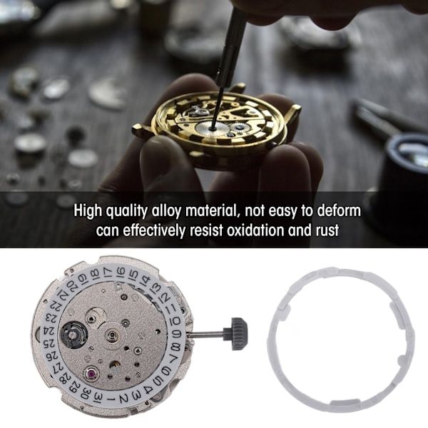 Högprecision 3-Pin Automatisk Mekanisk Kalenderrörelse - Klockreparationsdelar