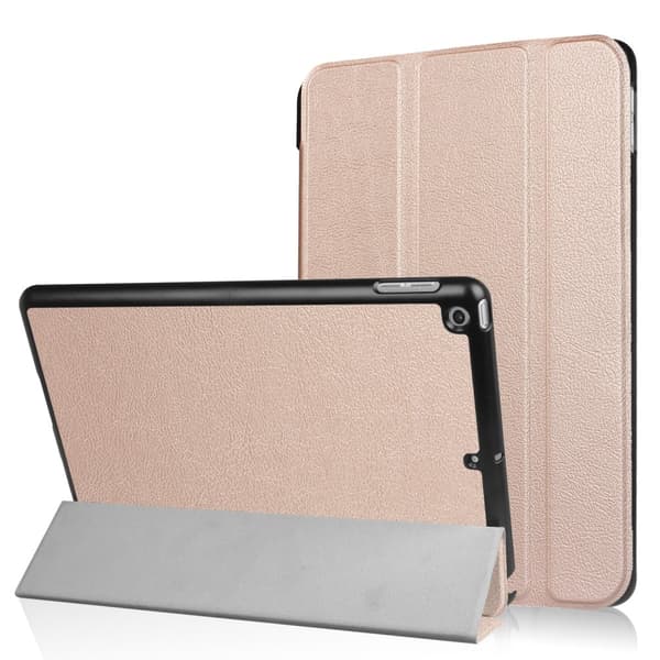 iPad 9.7\" (2017) / (2018) - Slimfit Tri-Fold Deksel - Rose Gull Ros\u00e9guld Ros\u00e9guld