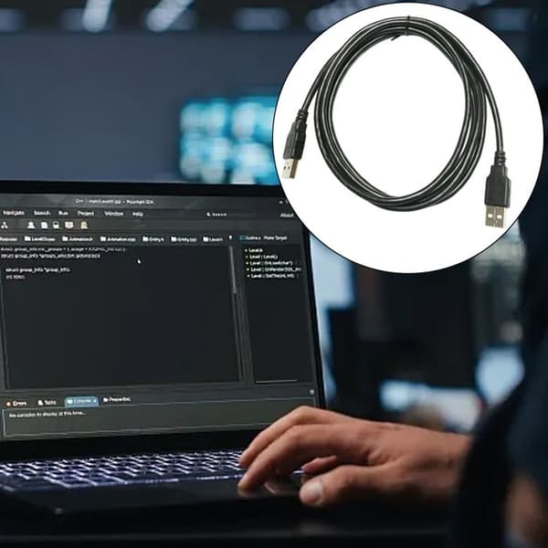1 skärmad kabel, dubbel USB-kontakt, platt, dataöverföring, anti-interferens, för hårddisk och konsol.