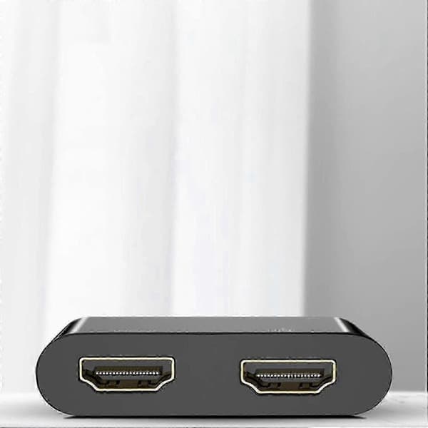 USB 3.0 til Dual HDMI-adapter - Plug & Play, bred kompatibilitet for Windows/Mac/Linux, 4K-støtte