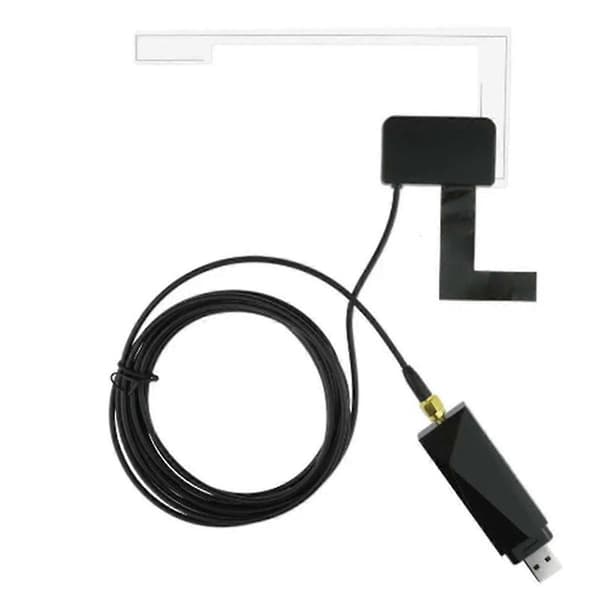 DAB+ antenne med USB-adapter Android bilradio GPS stereo receiver afspiller til universal Black