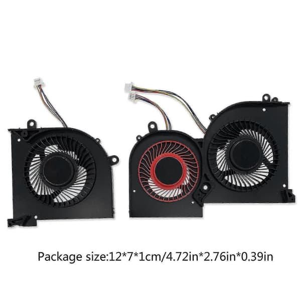 Kompatibel med Msi Gs65 Gs65vr Ms-16q2 bærbar CPU-køleventilator 5v 0.5a 4pin GPU-radiator CPU fan-GPU fan