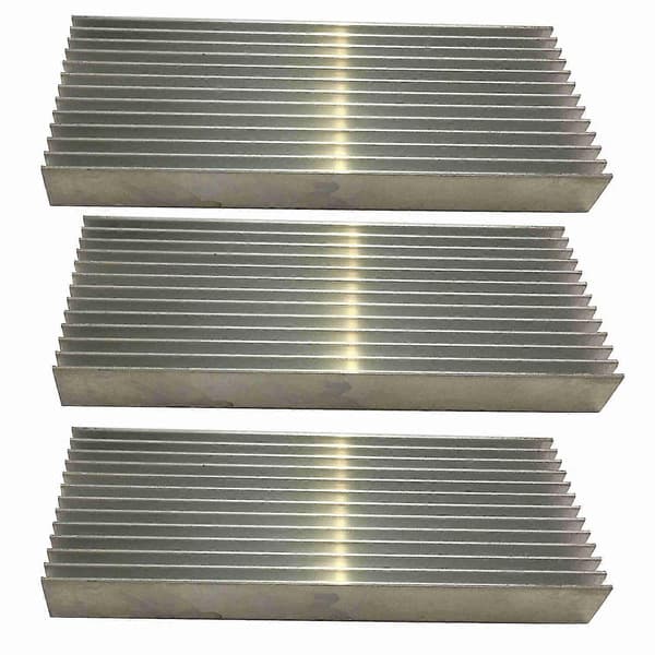 3 stk. Effektforstærker Køleplade Køleprofil 100x40x11mm
