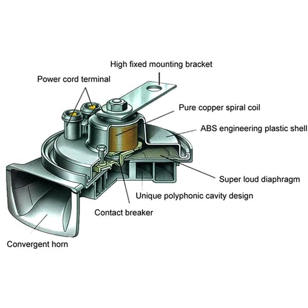 300db Super Tog Horn til 12V strøm Bilbåd