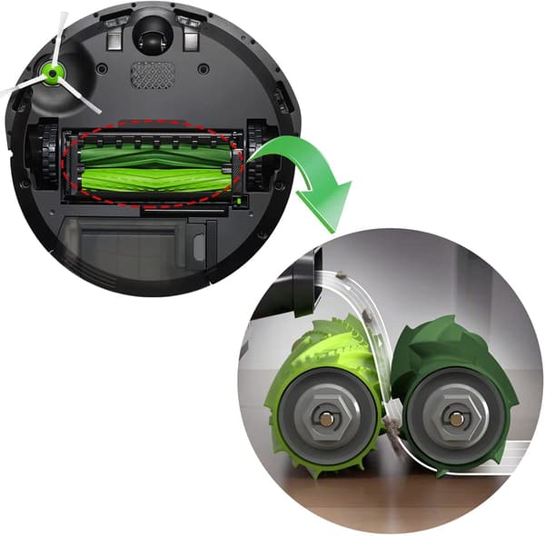 INF Lisätarvikkeet robotti-imureille iRobot Roomba i7, i7+, E5, E6, i6, i3, i3+ 8 dele