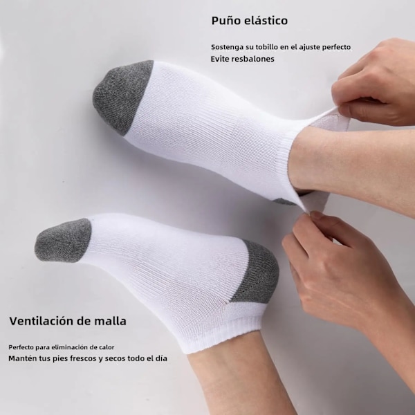 10 paria korkealaatuisia miesten urheilu- ja juoksusukkia kevään ja kesän ulkoiluun, hengittävät lyhyet sukat 10 Grey One Size