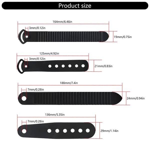 Snowboard Ankel Stige Stropper Meget Elastiske Snowboard Binding Stige Stropper Letvægts Snowboard Stige Strop Rack A
